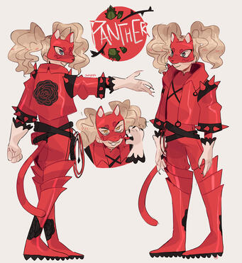 ann takamaki (outfit redesign) by sunzips